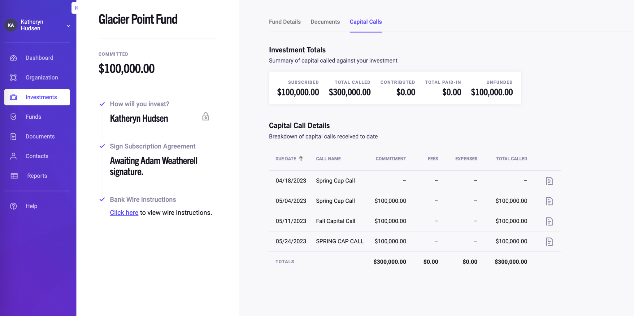 How to Send a Capital Call to Investors Autogenerated Capital Calls Flow